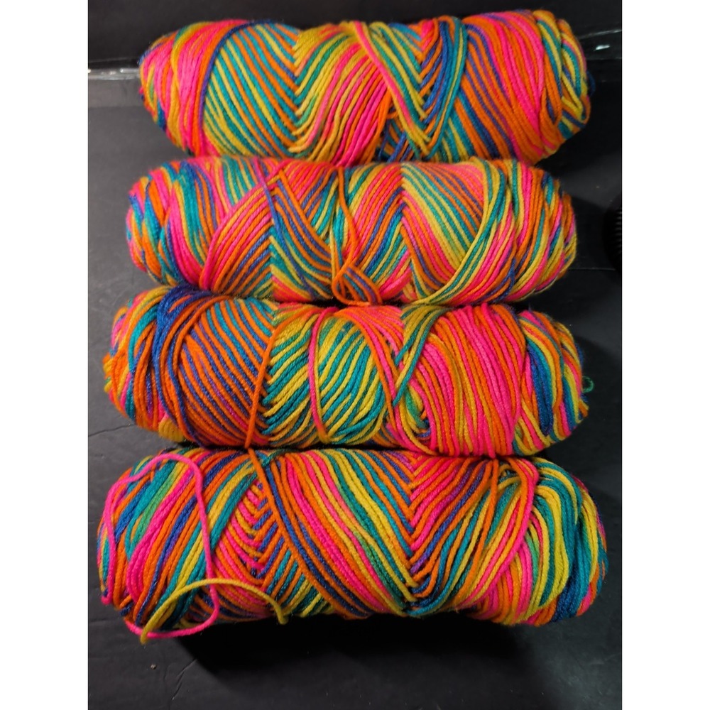 OOP Red Heart Super Saver Yarn 4 Skeins Discontinued Acrylic Bikini *Read*